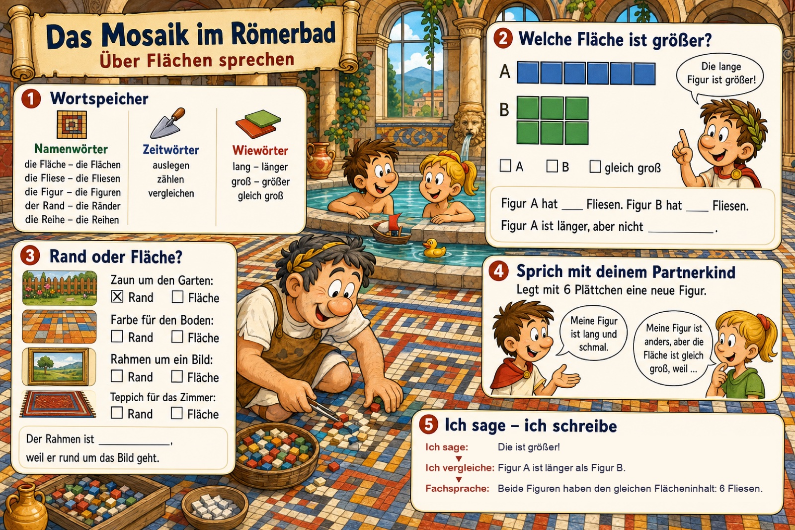 Das Mosaik im Römerbad