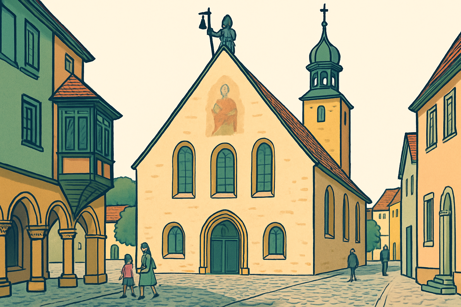 Johanniterkirche mit dem „Bläsi